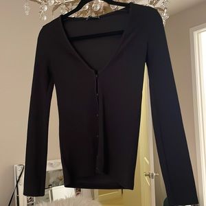 Zara fitted knit top